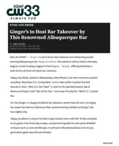 Press Article - CW33 7-20-24