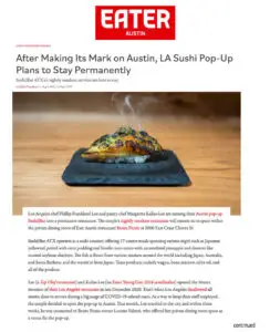 Press Article - Eater Austin 8-3-21